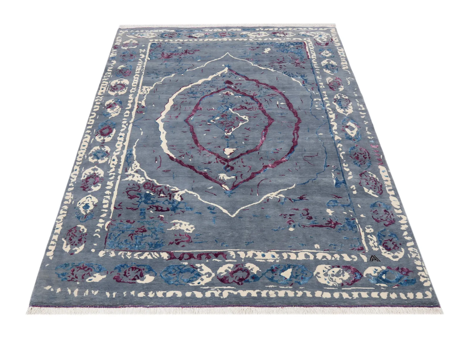 فرش دستباف کرک و ابریشم کد 2325833، کد 2325833