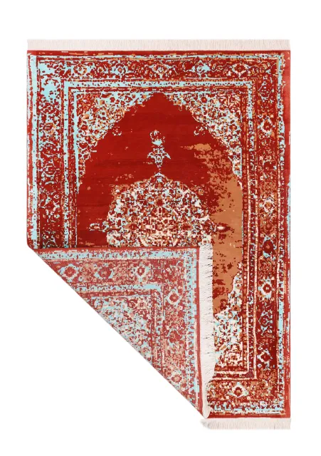 فرش دستباف کرک و ابریشم کد 2326079، کد 2326079