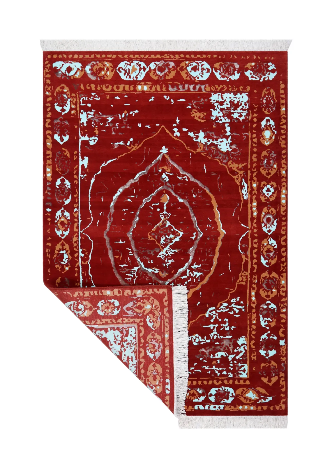 فرش دستباف کرک و ابریشم کد 2326117، کد 2326117