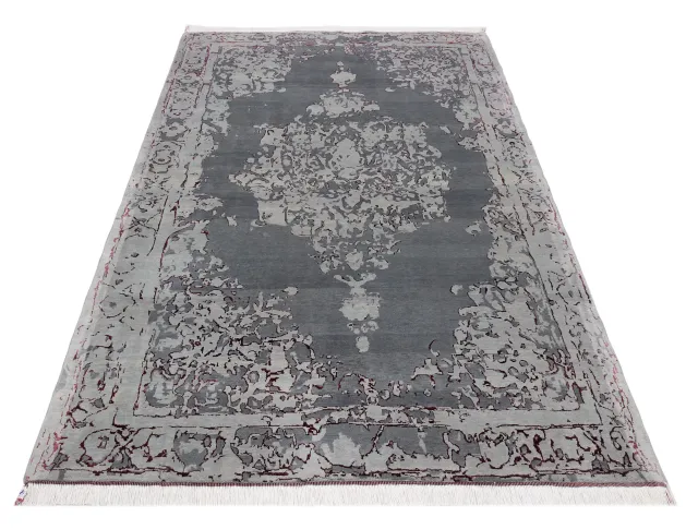 فرش دستباف کرک و ابریشم کد 2326325، کد 2326325