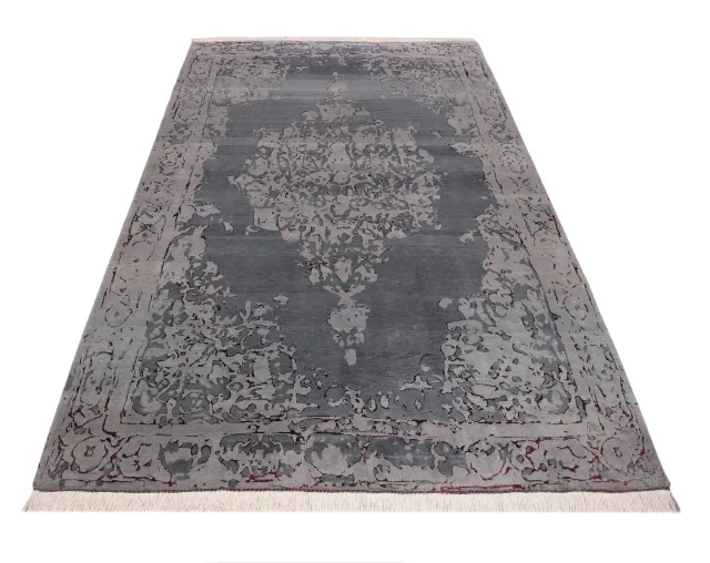 فرش دستباف کرک و ابریشم کد 2326330، کد 2326330