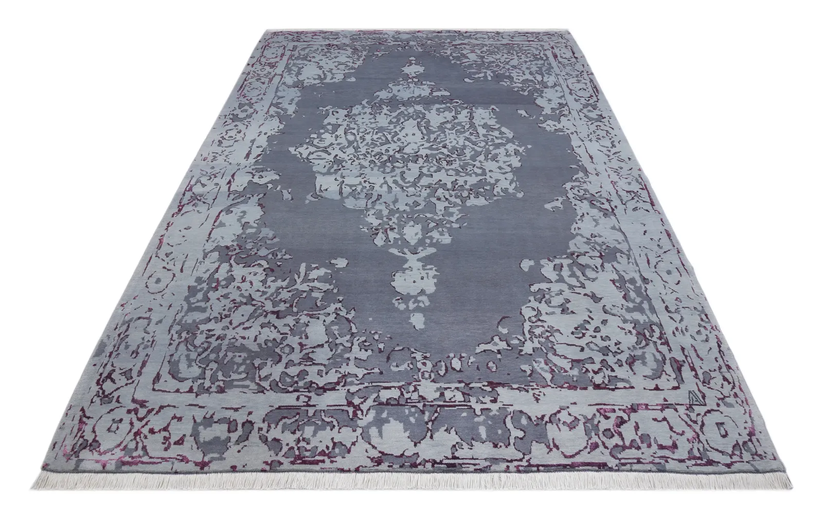 فرش دستباف کرک و ابریشم کد 2326352، کد 2326352