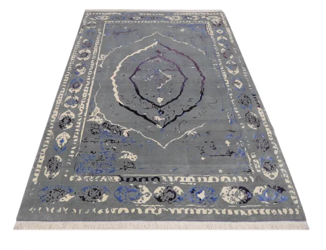 فرش دستباف کرک و ابریشم کد 2326406، کد 2326406