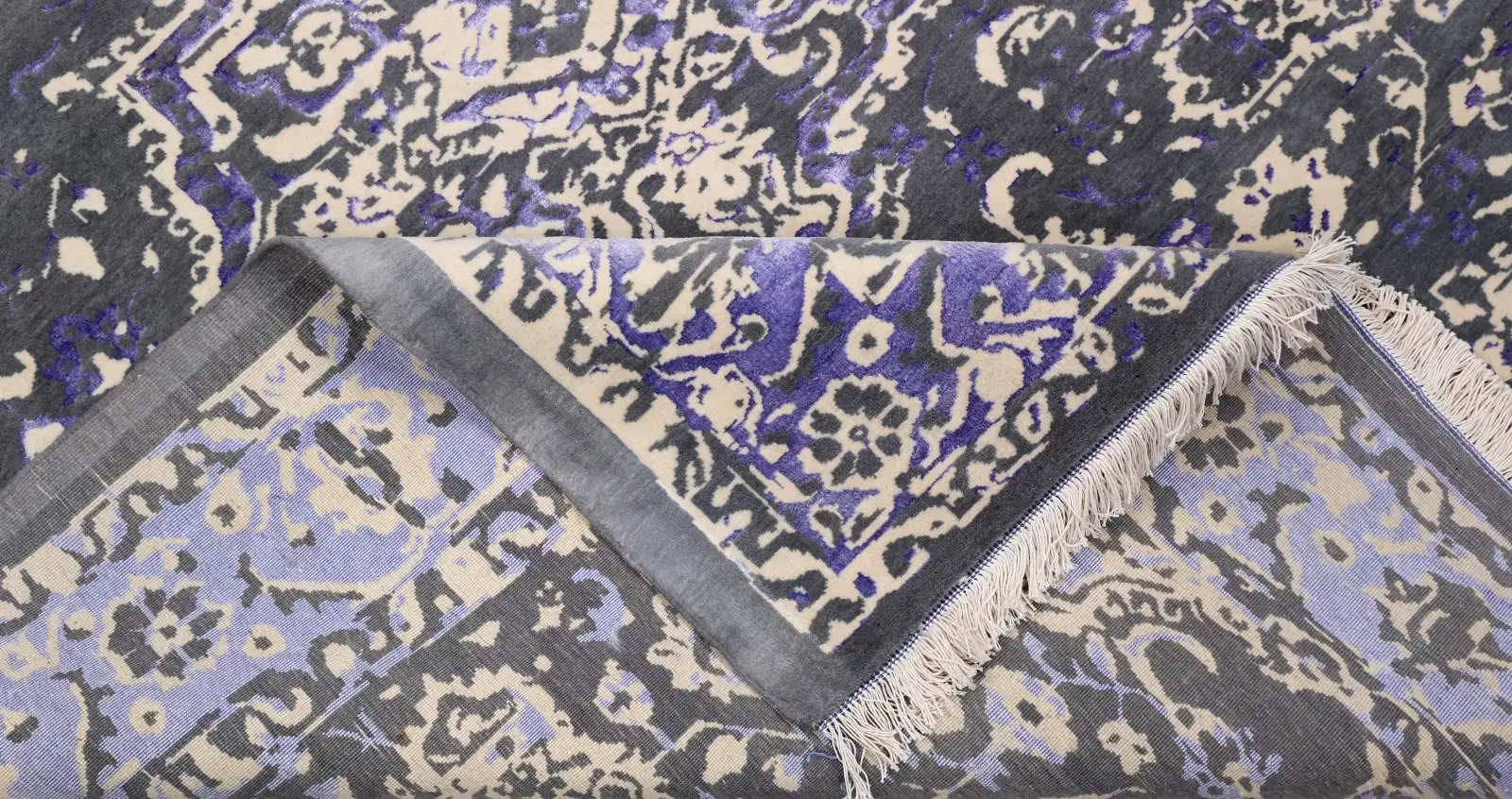 فرش دستباف کرک و ابریشم کد 2326468، کد 2326468