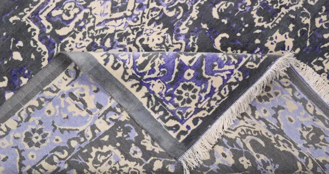 فرش دستباف کرک و ابریشم کد 2326468، کد 2326468