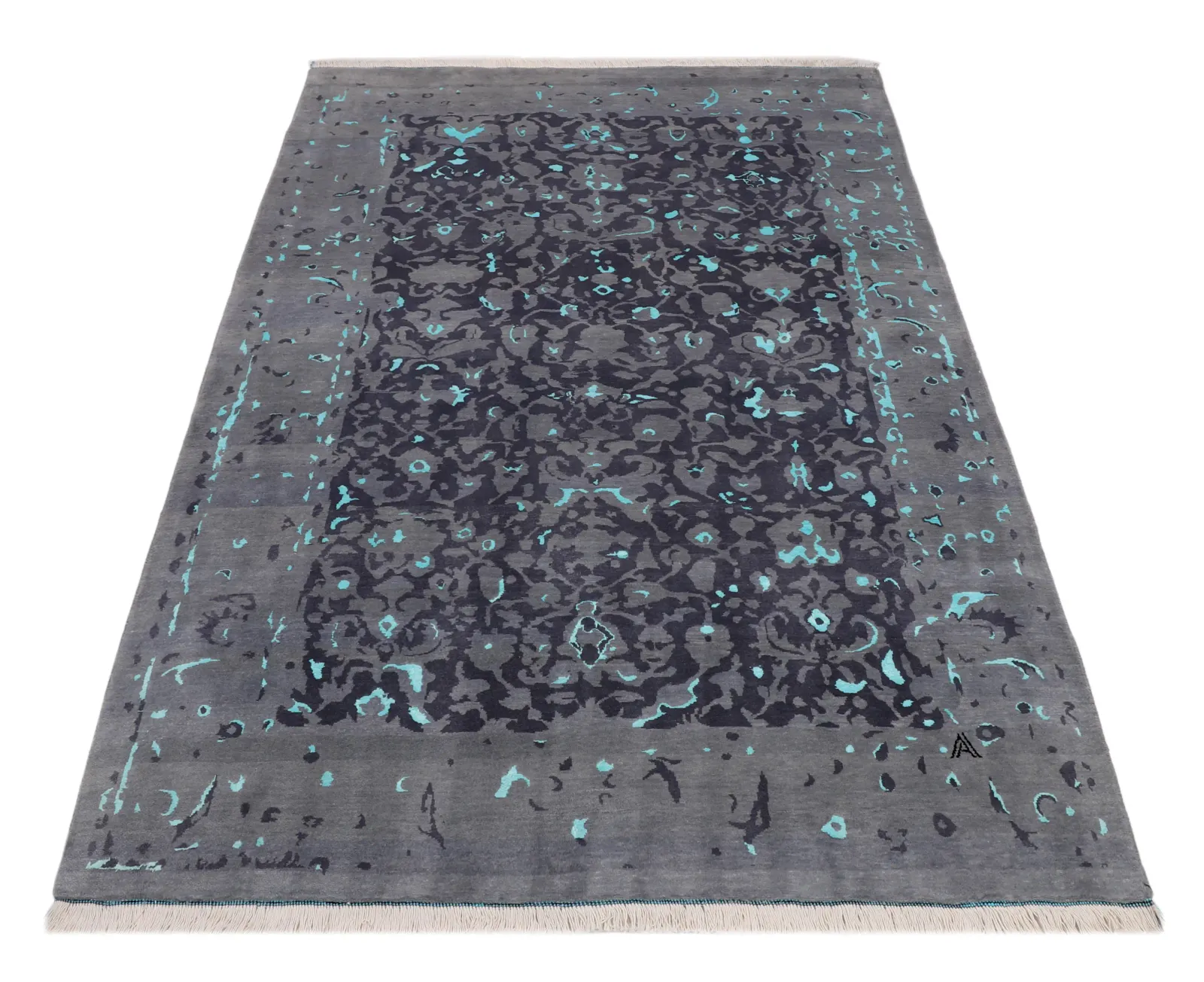 فرش دستباف کرک و ابریشم کد 2326596، کد 2326596