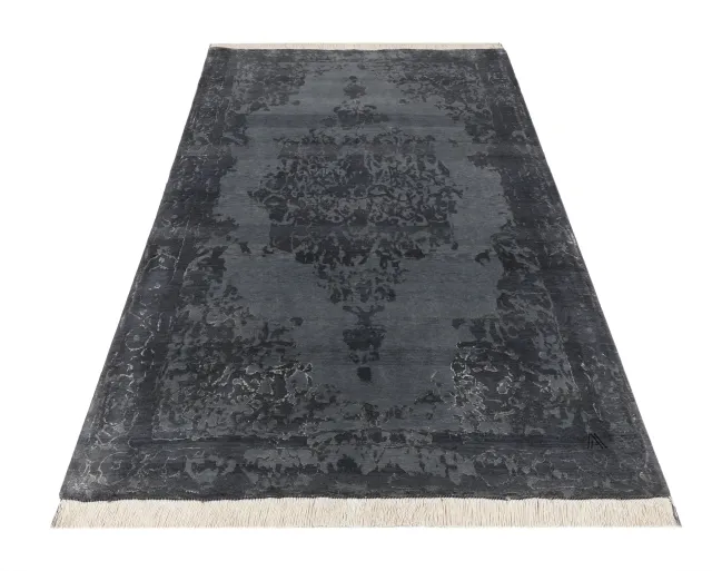 فرش دستباف کرک و ابریشم کد 2326613، کد 2326613