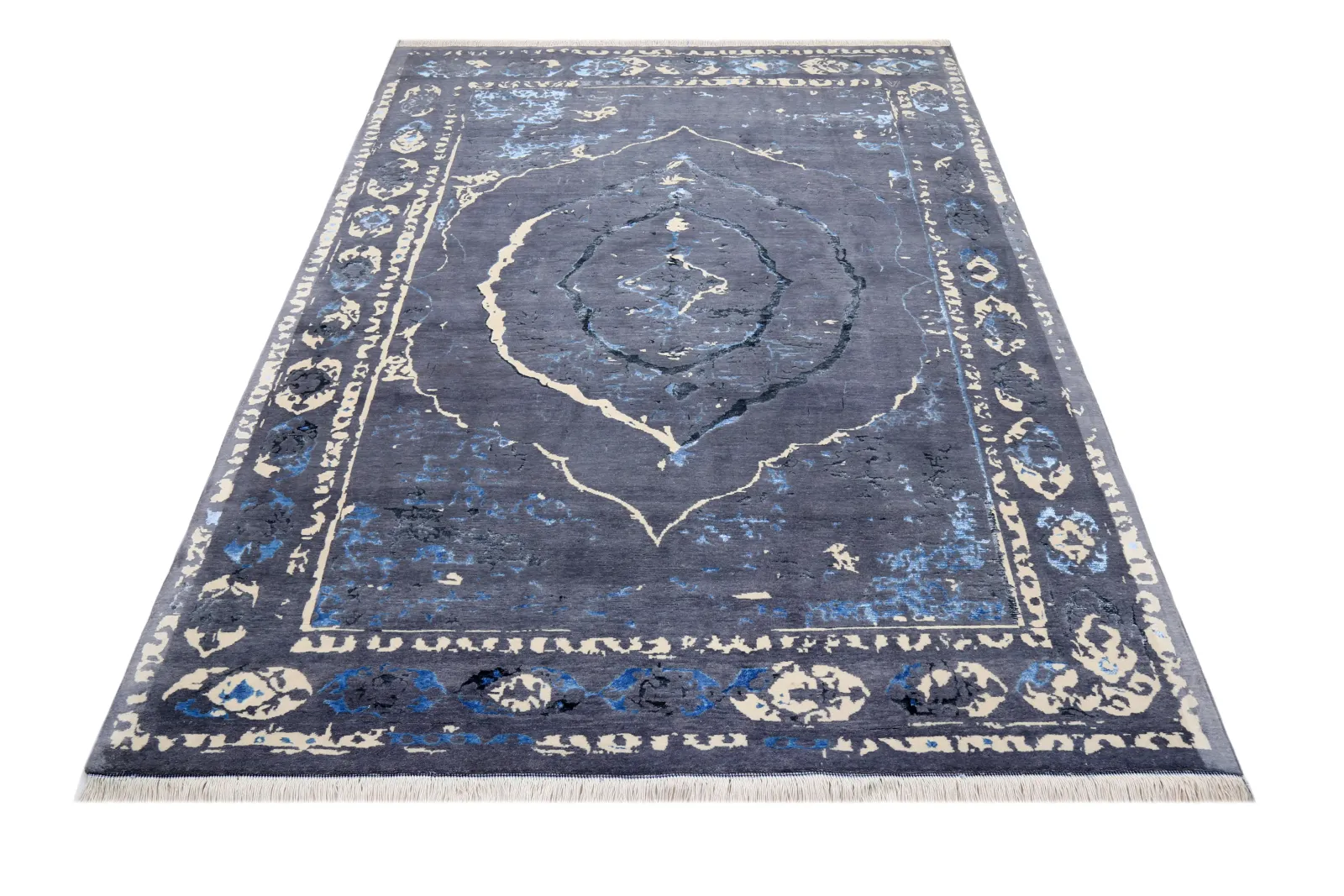 فرش دستباف کرک و ابریشم کد 2326617، کد 2326617