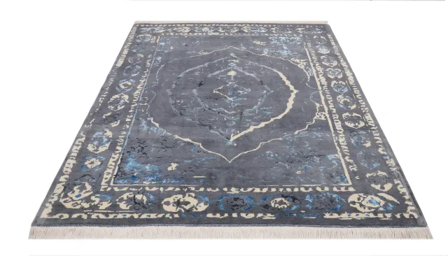 فرش دستباف کرک و ابریشم کد 2326621، کد 2326621