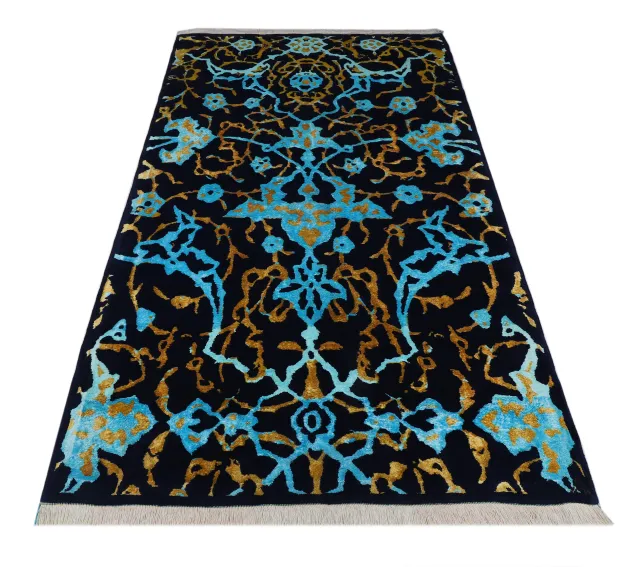 فرش دستباف کرک و ابریشم کد 2326696، کد 2326696