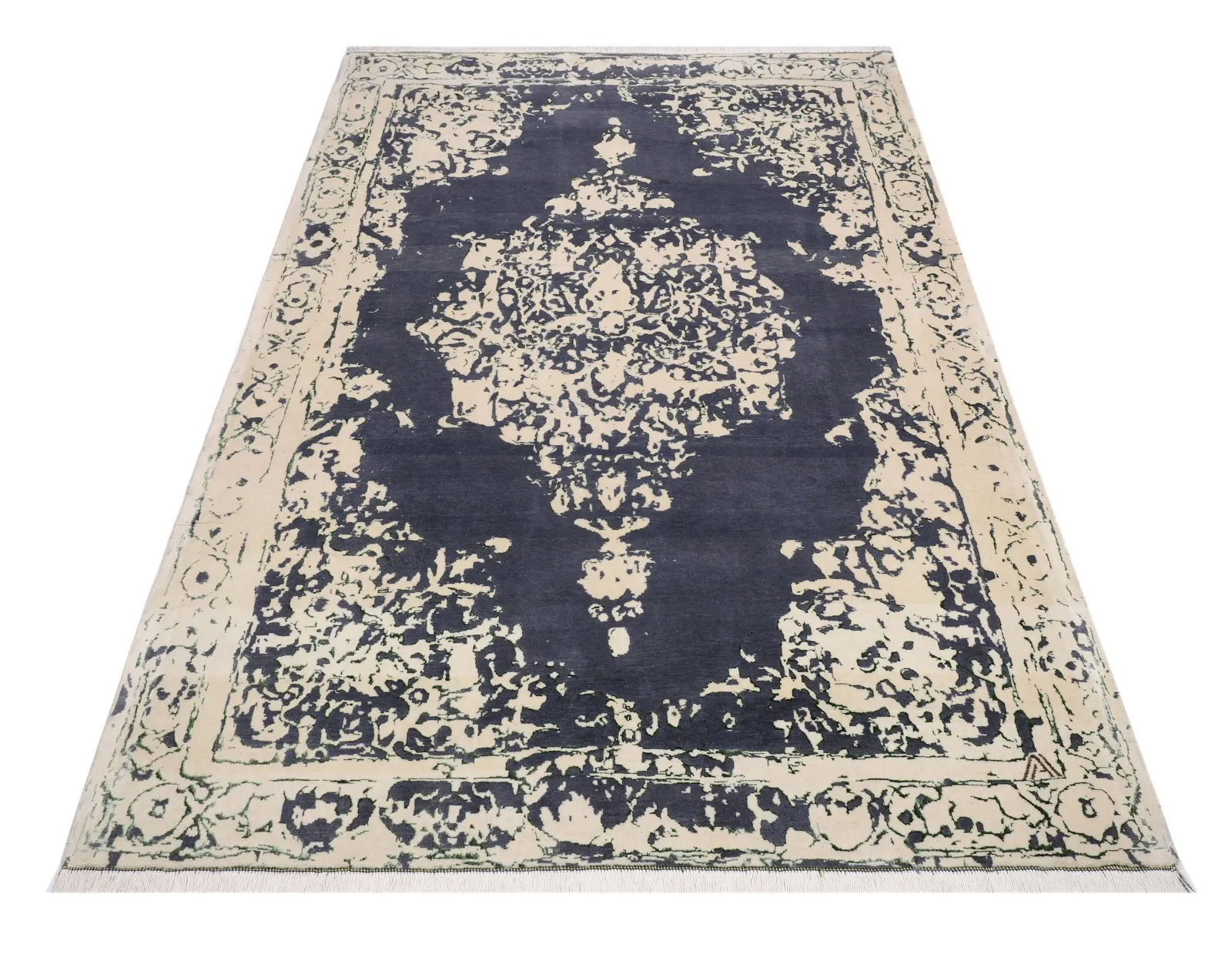 فرش دستباف کرک و ابریشم کد 2326913، کد 2326913