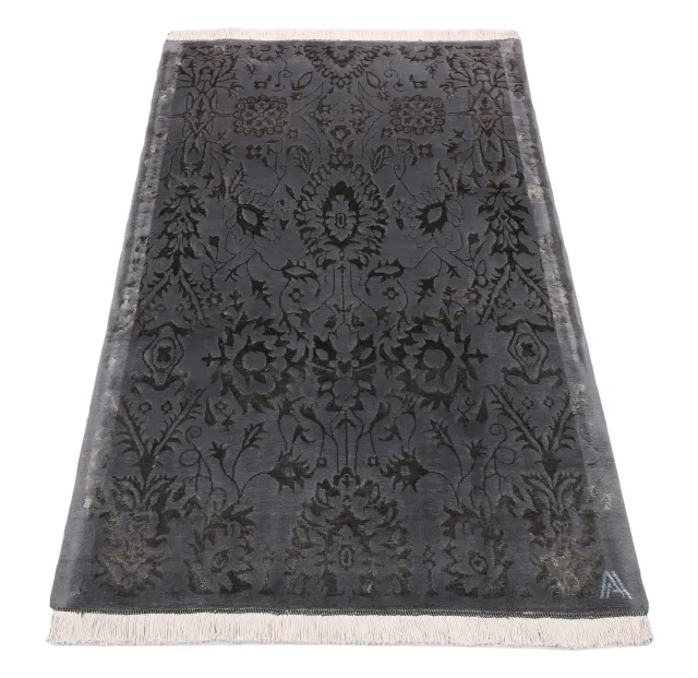 فرش دستباف کرک و ابریشم کد 2328081، کد 2328081