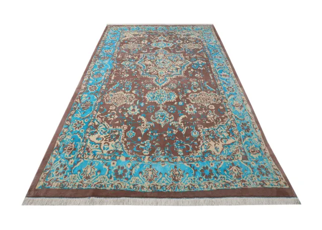 فرش دستباف کرک و ابریشم کد 2328241، کد 2328241
